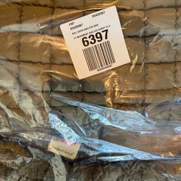 Free People Quilted Carryall Olive - Picture 4 of 8